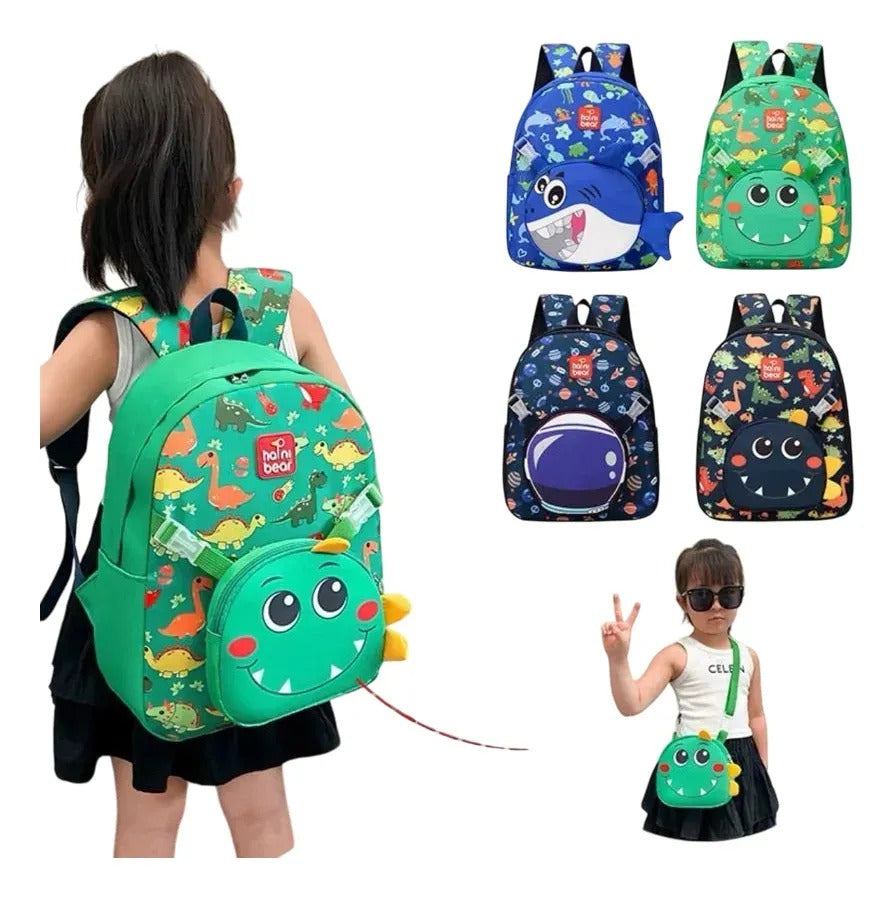 MOCHILA INFANTIL 2 EN 1 CON LONCHERA