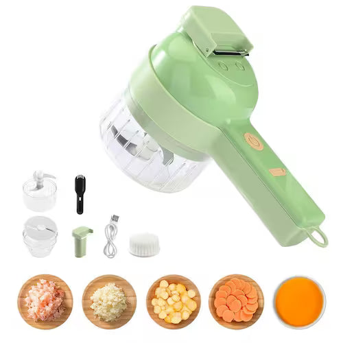 ChefPress Pro - Picadora eléctrica manual 5 en 1