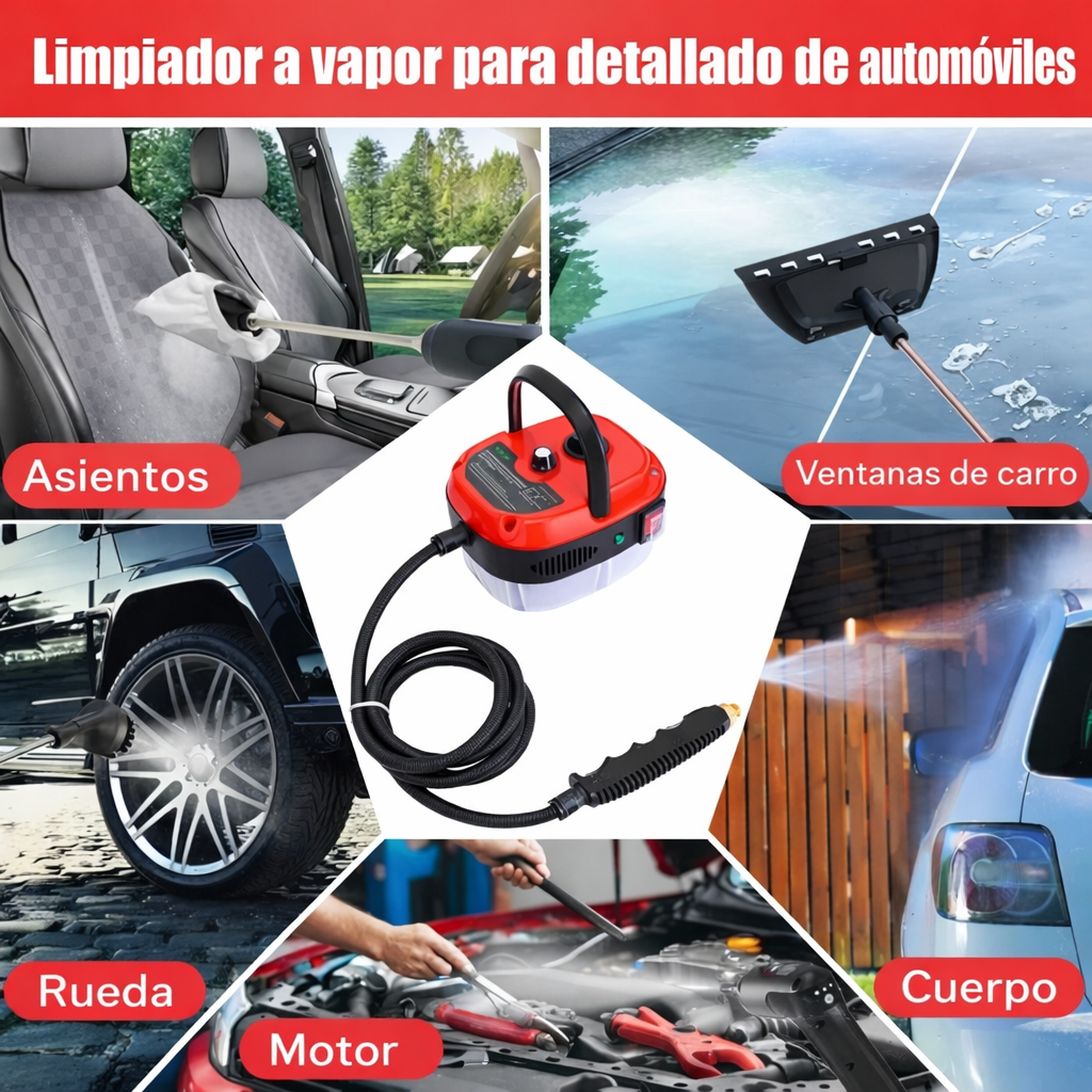 VAPORYX PRO - LIMPIEZA PROFUNDA CON VAPOR DE ALTA PRESIÓN